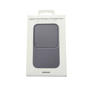 Nn4Oc Samsung Fast 15W Wireless Charger Duo - Gray - Missing Cord & Adapter ⬇️‎